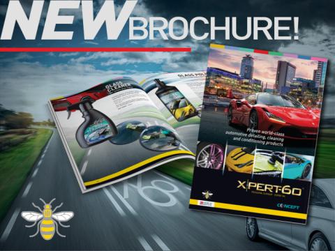 New A4 size super quality Xpert-60 brochure with a full listing of products and merchandise 